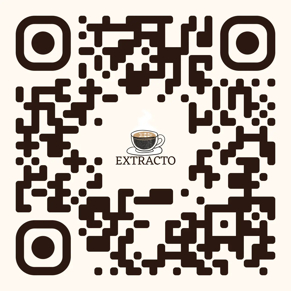 QR de la carta de Café Extracto